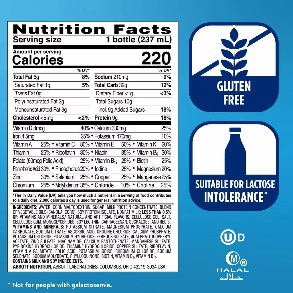 Ensure Original Nutrition Shake Strawberry Non-Caffeinated- 6ct/48 fl oz
