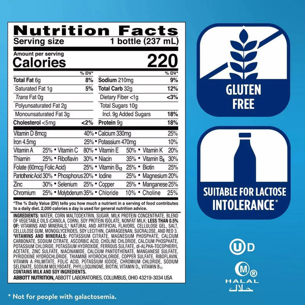 Ensure Original Nutrition Shake Strawberry Non-Caffeinated- 6ct/48 fl oz