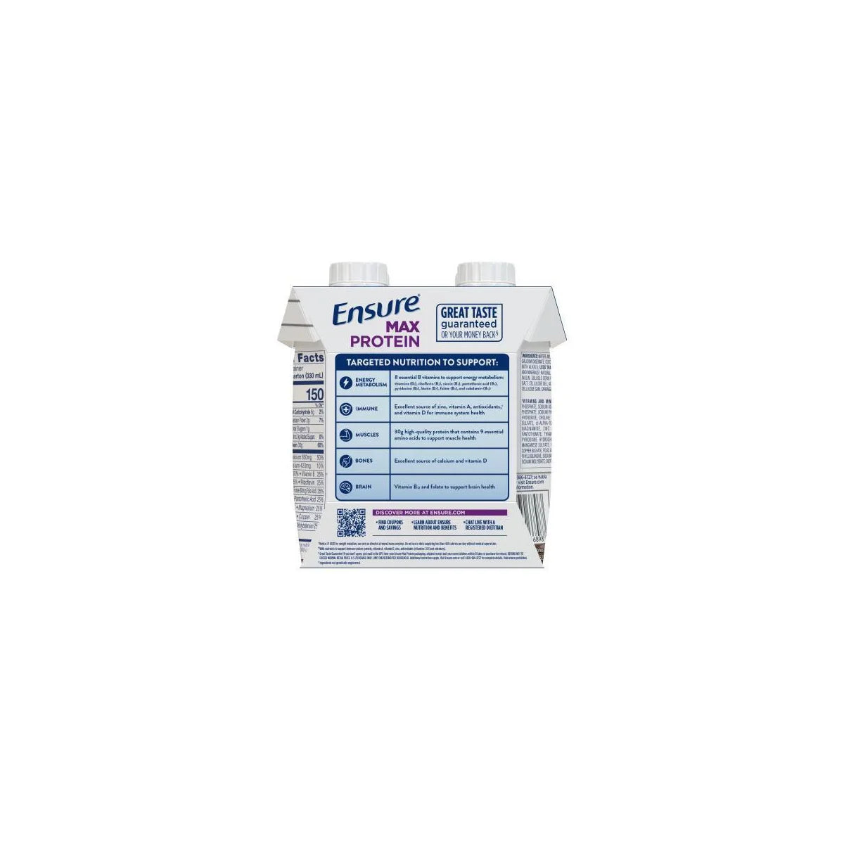 Ensure Max Protein Nutrition Shake Milk Chocolate Non-Caffeinated - 30g Protein - 11 fl oz/4pk Secondary image