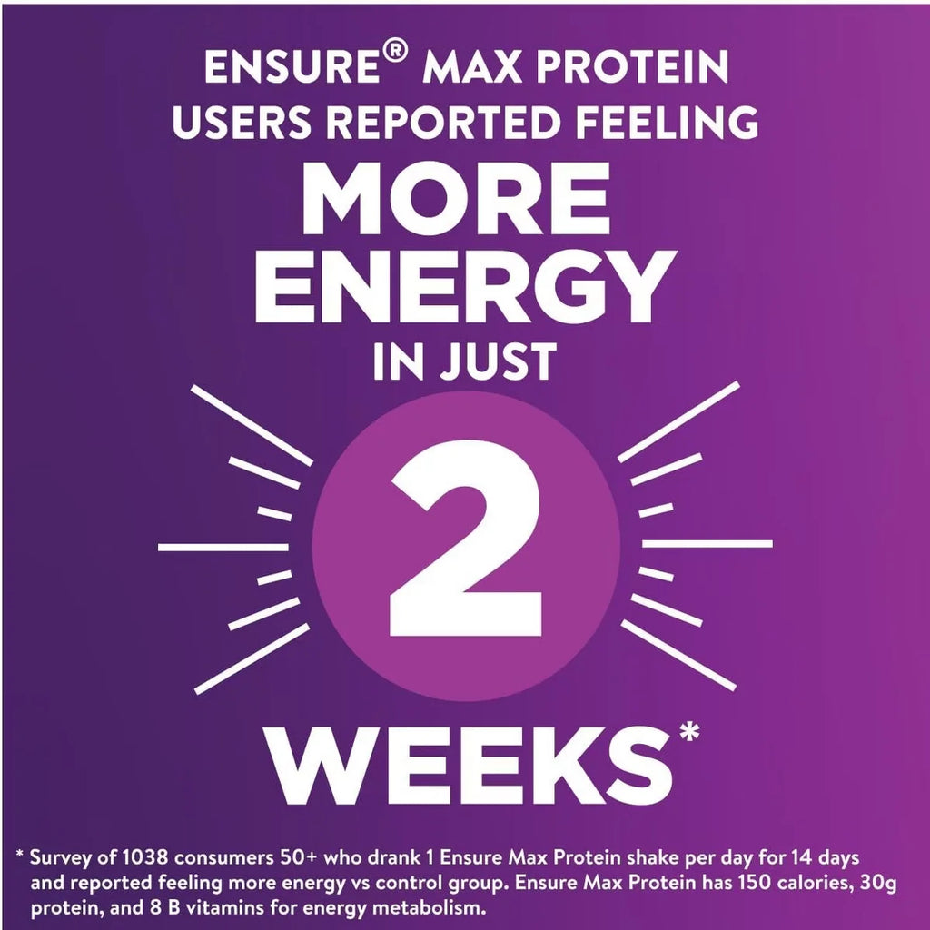 Ensure Max Protein Nutrition Shake, French Vanilla, 11 fl oz, 12 Count