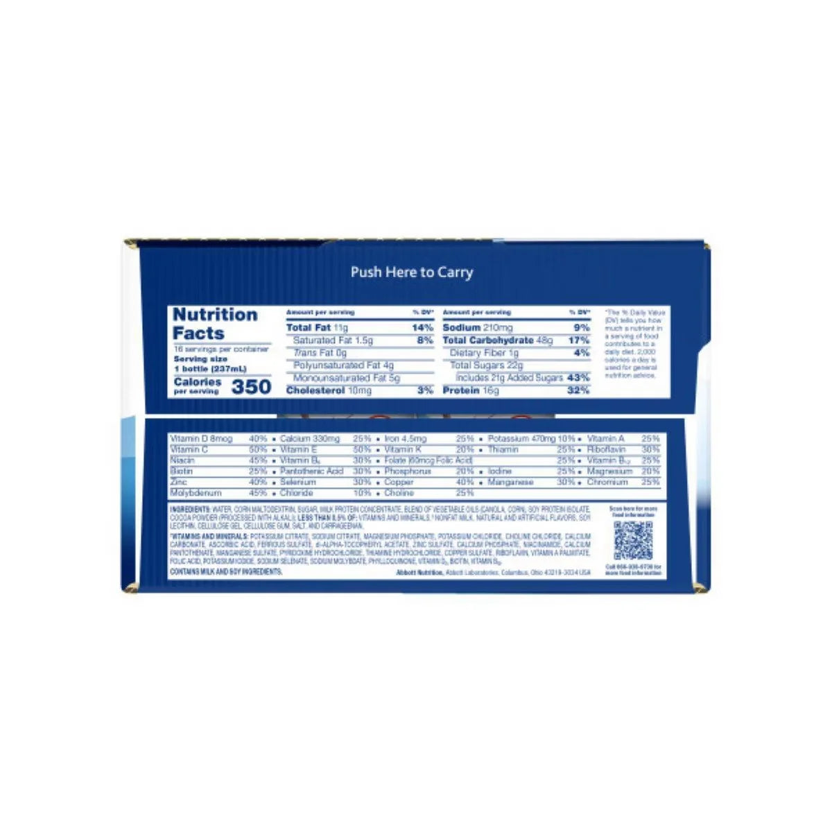 Ensure Plus Nutrition Shake Chocolate Non-Caffeinated - 128 fl oz/16ct Secondary image