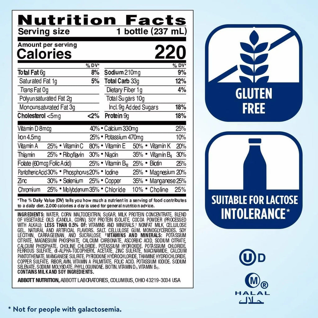 Ensure Nutrition Shake - Milk Chocolate - 6ct/48 fl oz