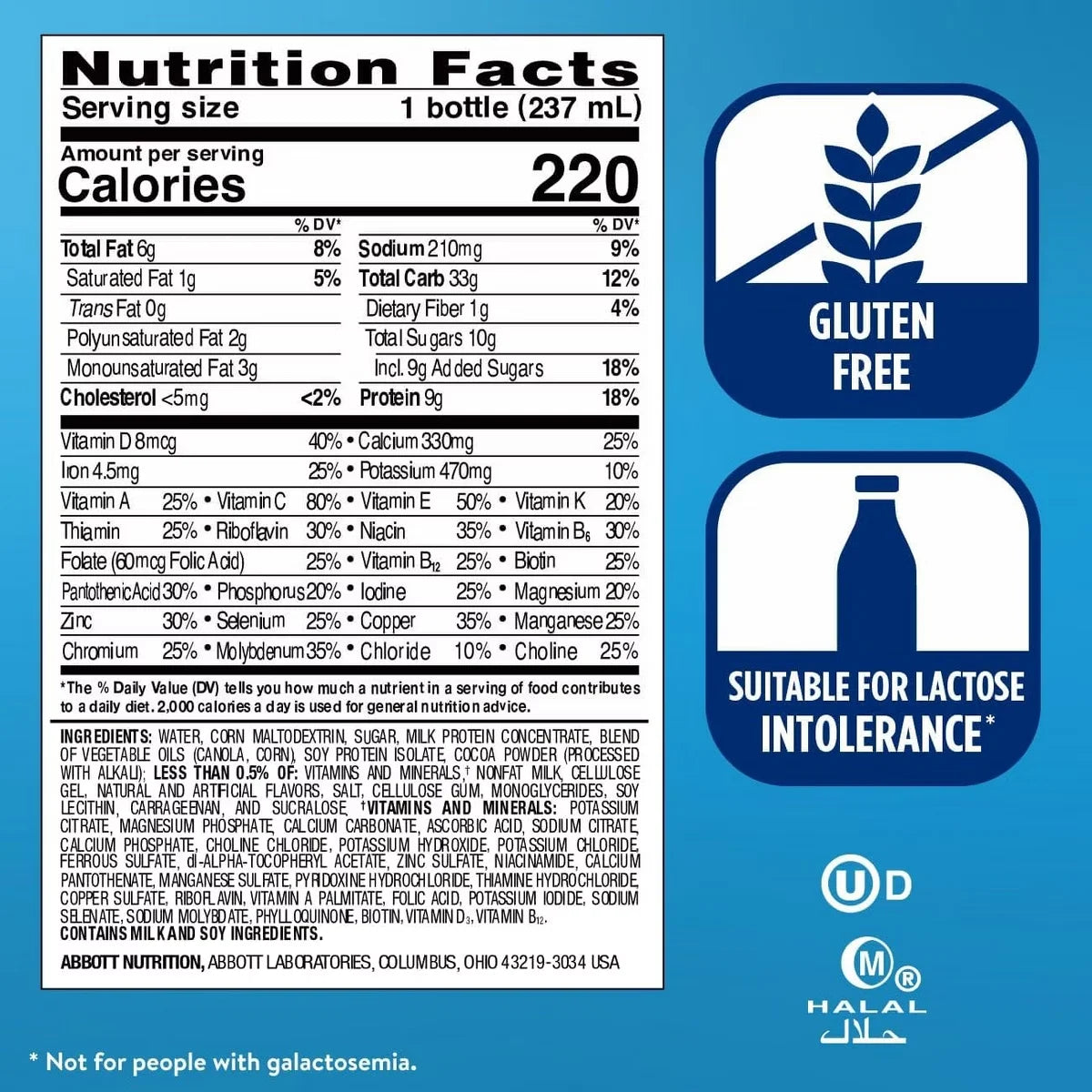 Ensure Original Nutrition Shake, Milk Chocolate, 8 fl oz - 24 Count Secondary image