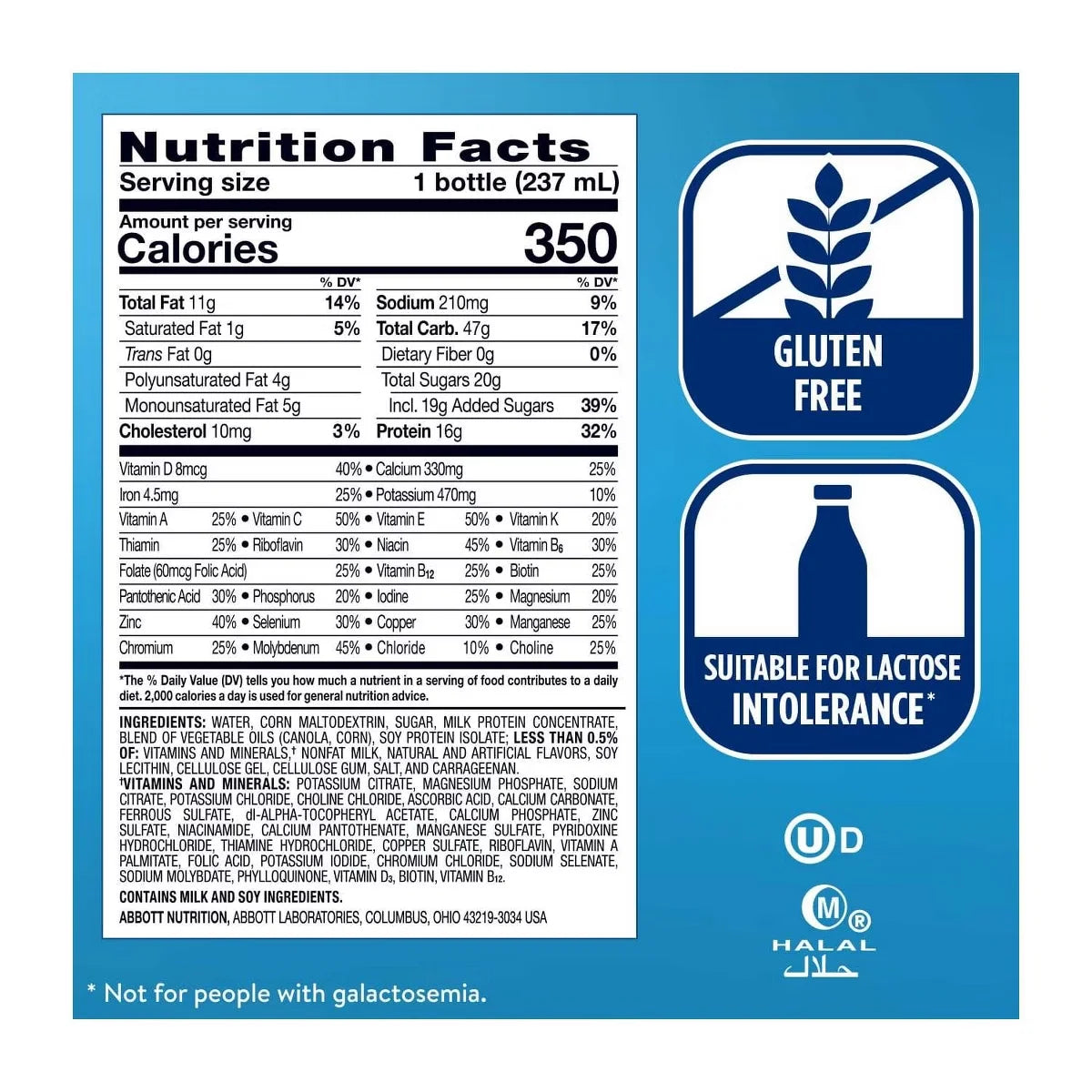 Ensure Plus Nutritional Bottle Vanilla 8 Oz  High-Calorie, Protein-Rich Nutritional Drink for Weight Gain and Muscle Maintenance  Case of 24 Secondary image
