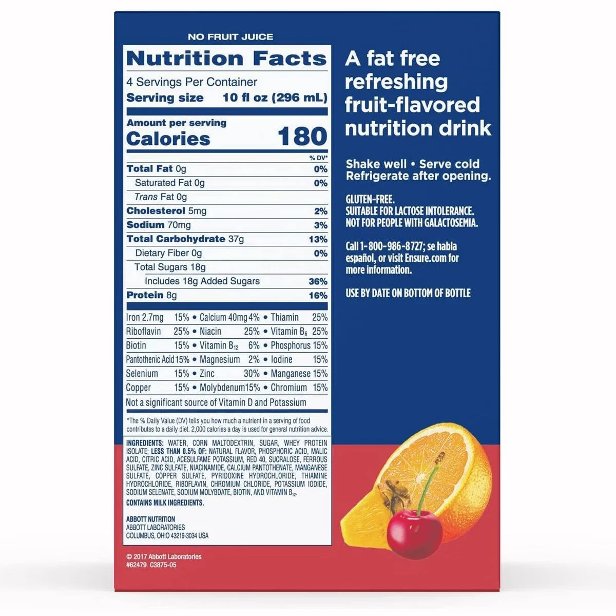 Ensure Clear Nutrition Drink Bottles Mixed Fruit, 10 fl oz, 4 Count Secondary image
