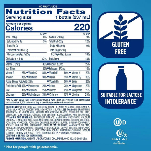 Ensure Original Nutrition Shake Strawberry Non-Caffeinated- 6ct/48 fl oz
