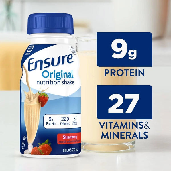 Ensure Original Nutrition Shake Strawberry Non-Caffeinated- 6ct/48 fl oz