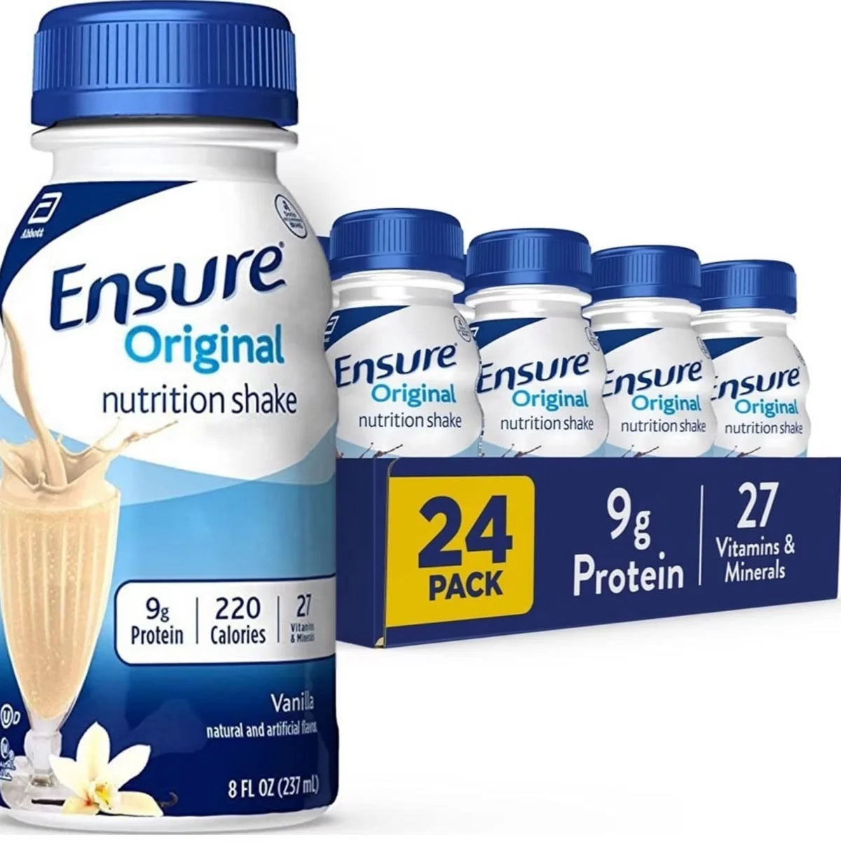 Ensure Original Nutrition Shake, Vanilla, 8 fl. oz., 24 Count Main image