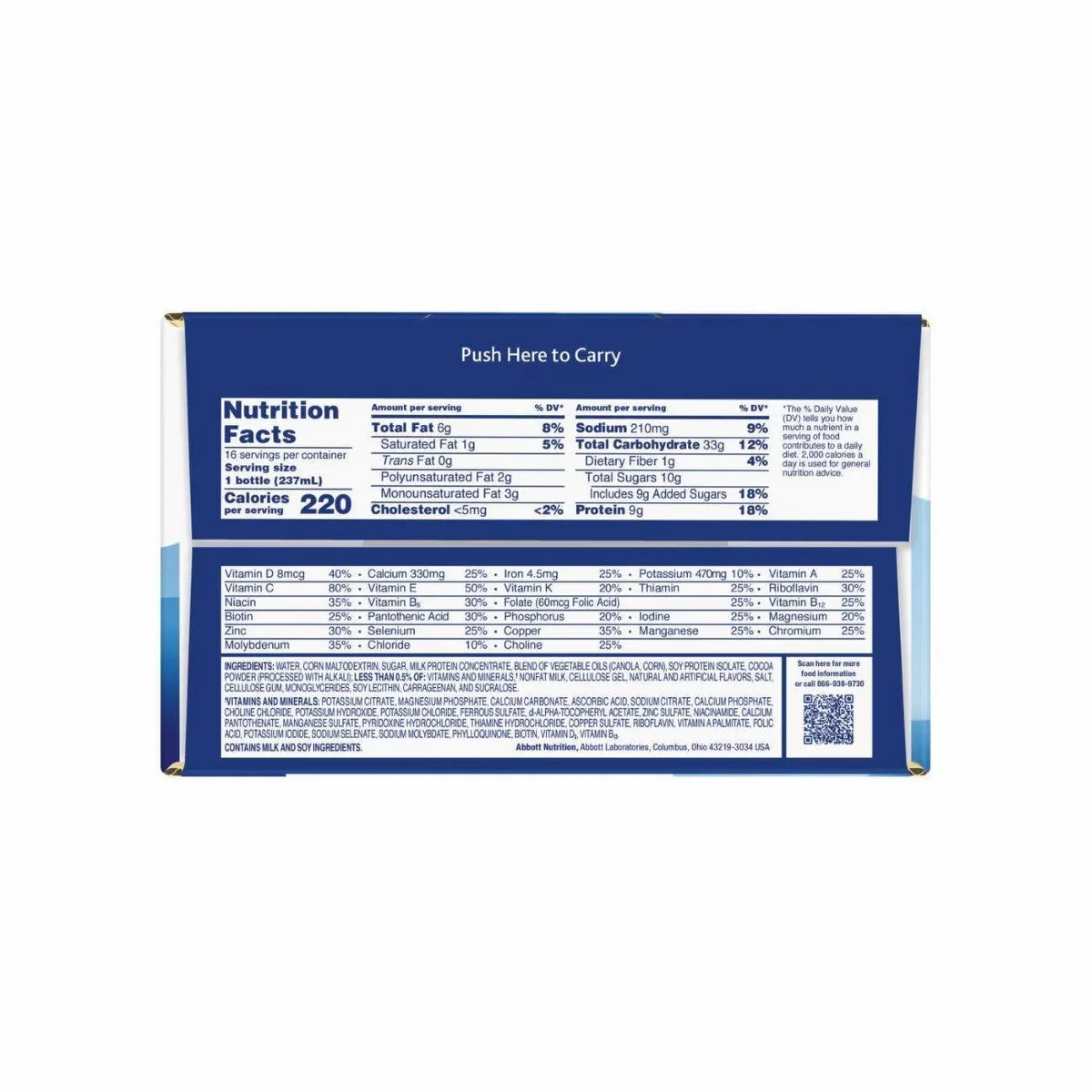 Ensure Original Nutrition Shake Milk Chocolate Non-Caffeinated - 16ct/128 fl oz Secondary image