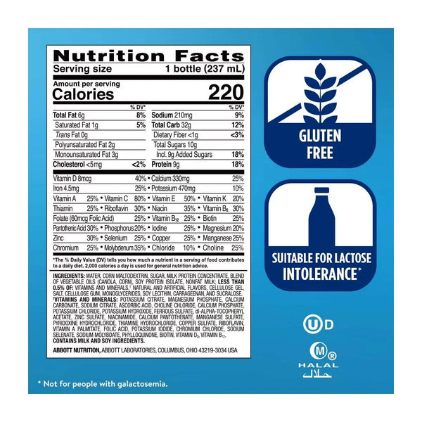 Ensure Original Nutrition Shake Vanilla Ready to Drink Nutrition Shake 8 fl oz Cans Case of 24
