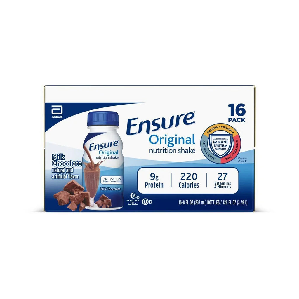 Ensure Original Nutrition Shake Milk Chocolate Non-Caffeinated - 16ct/128 fl oz