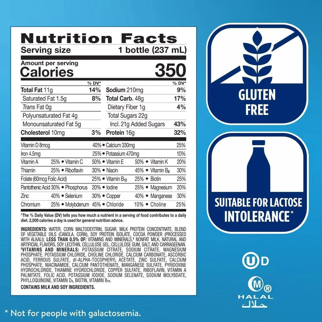 Ensure Plus Nutritional Shake Cartons, Milk Chocolate, 8 oz, Case of 24